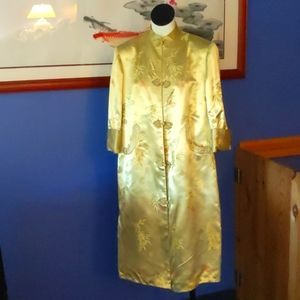 Vintage Satin Chinese Evening Coat